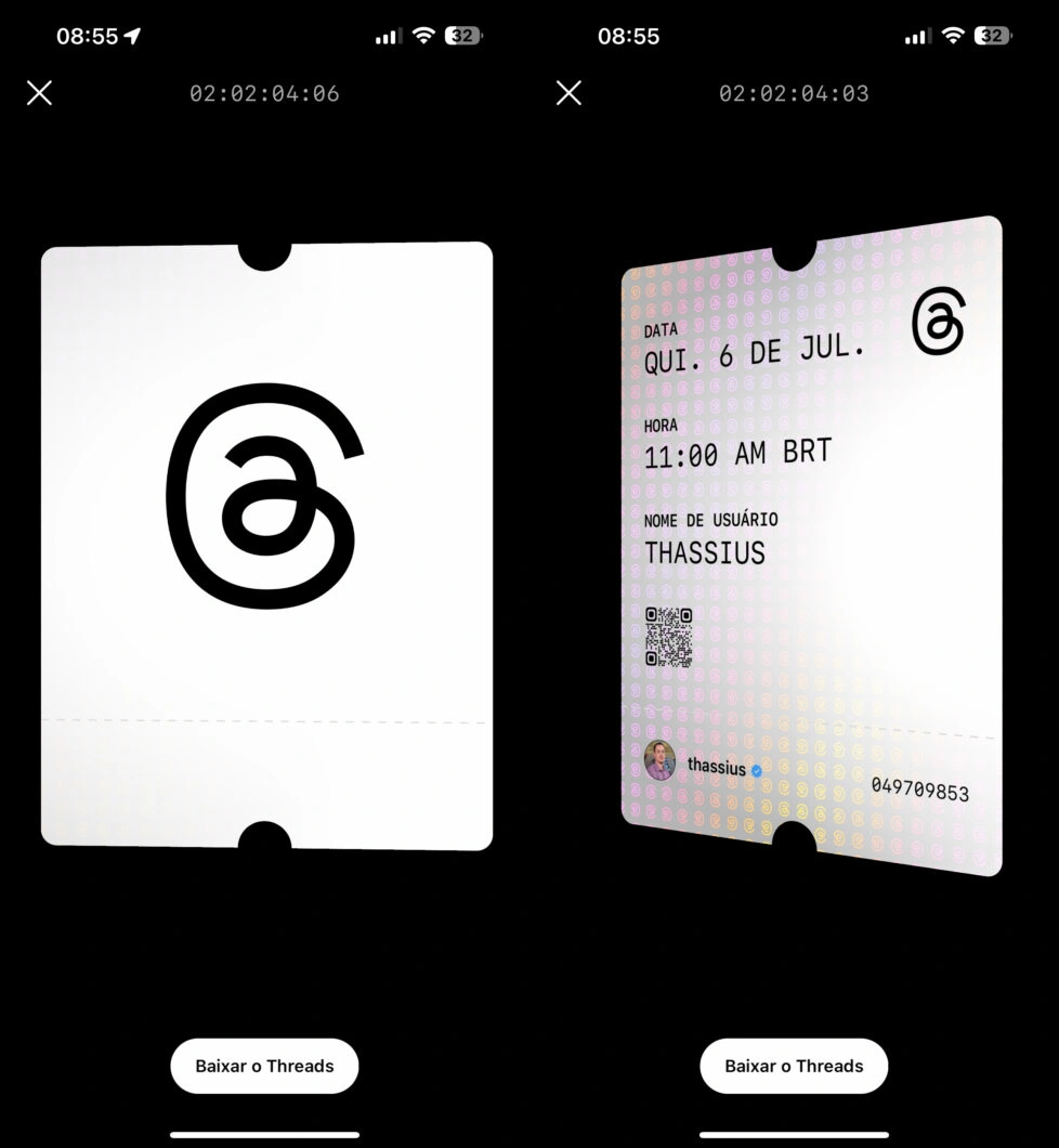 Pesquisa por ‘threads’ no Instagram habilita cartão com dados de usuários no Threads