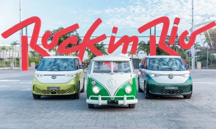 VW Kombi e VW ID.Buzz no Rock in Rio