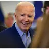 Presidente dos Estados Unidos Joe Biden, em 17 de abril de 2024, na cidade de Pittsburg, Pensilvânia.
