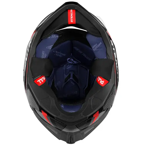 Capacete de Moto Feminino Masculino Urbano Fechado Pro Tork Stealth Concept Brilhante