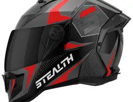 Capacete de Moto Feminino Masculino Urbano Fechado Pro Tork Stealth Concept Brilhante