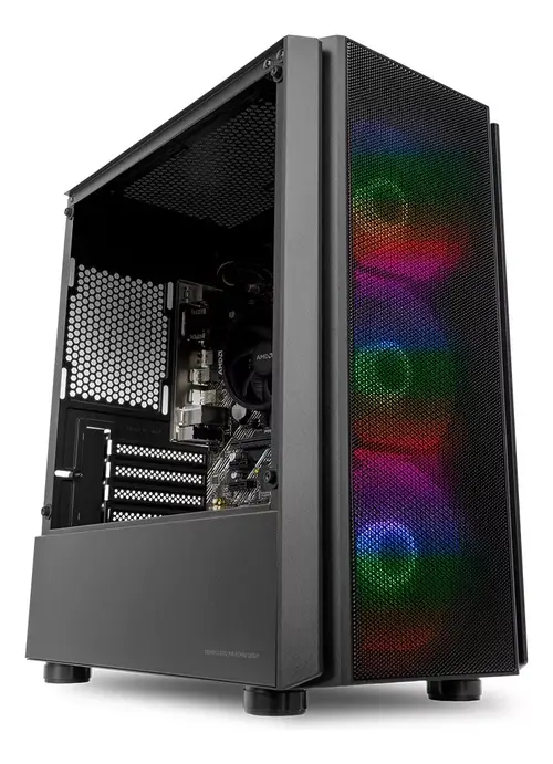 Pc Gamer Completo Mancer, Amd Ryzen 5, 16gb Ddr4, Ssd 480gb